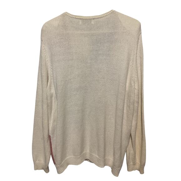 80’s Cottage Grannycore Sweater Large Embroidered Alfred Dunner - Picture 5 of 7